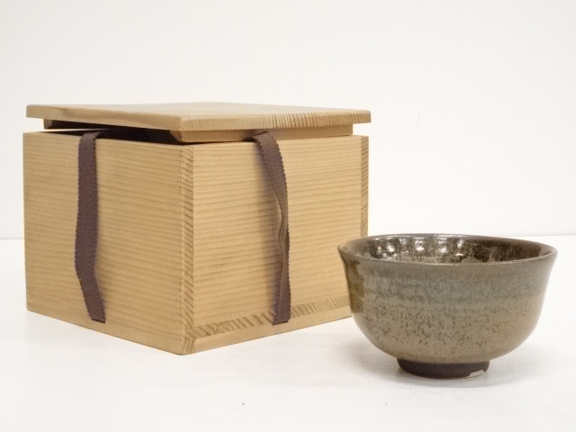 JAPANESE TEA CEREMONY / CHAWAN(TEA BOWL) / IRON GLAZE
